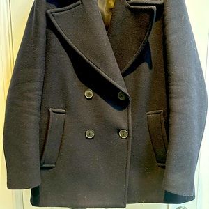 Navy pea coat